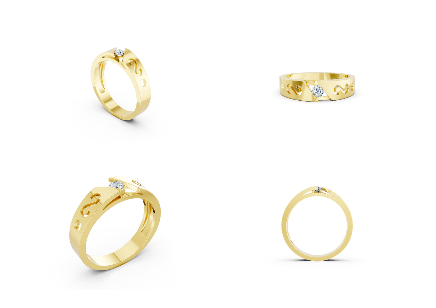25 Engagements Rings CAD files-3dm Printable Jewelry Collection(part 3)
