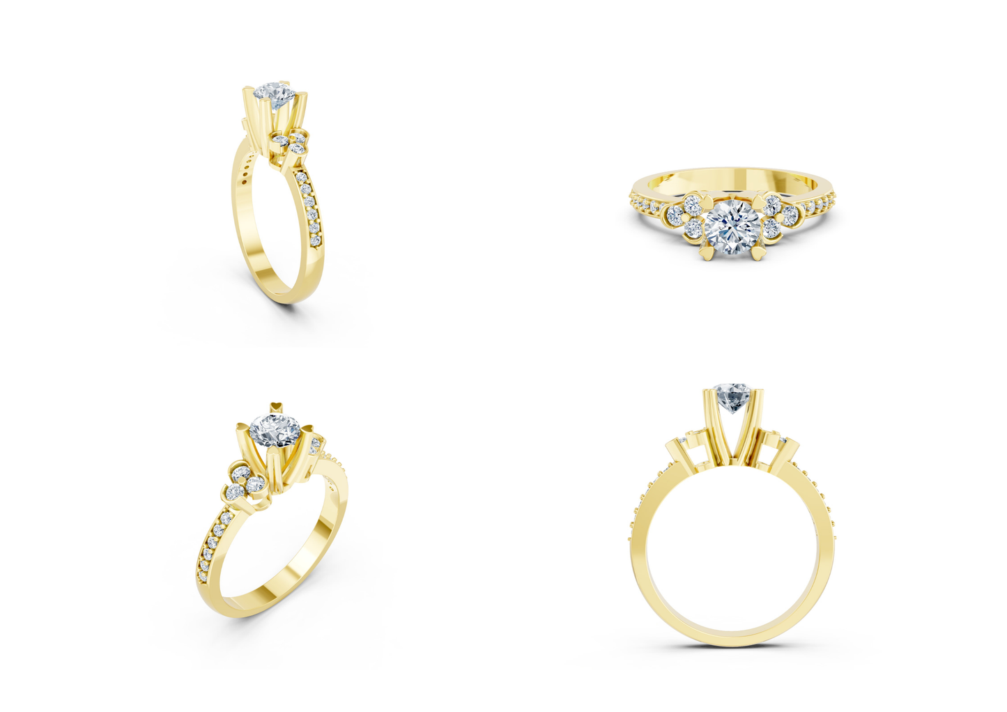 25 Engagements Rings CAD files-3dm Printable Jewelry Collection(part 5)