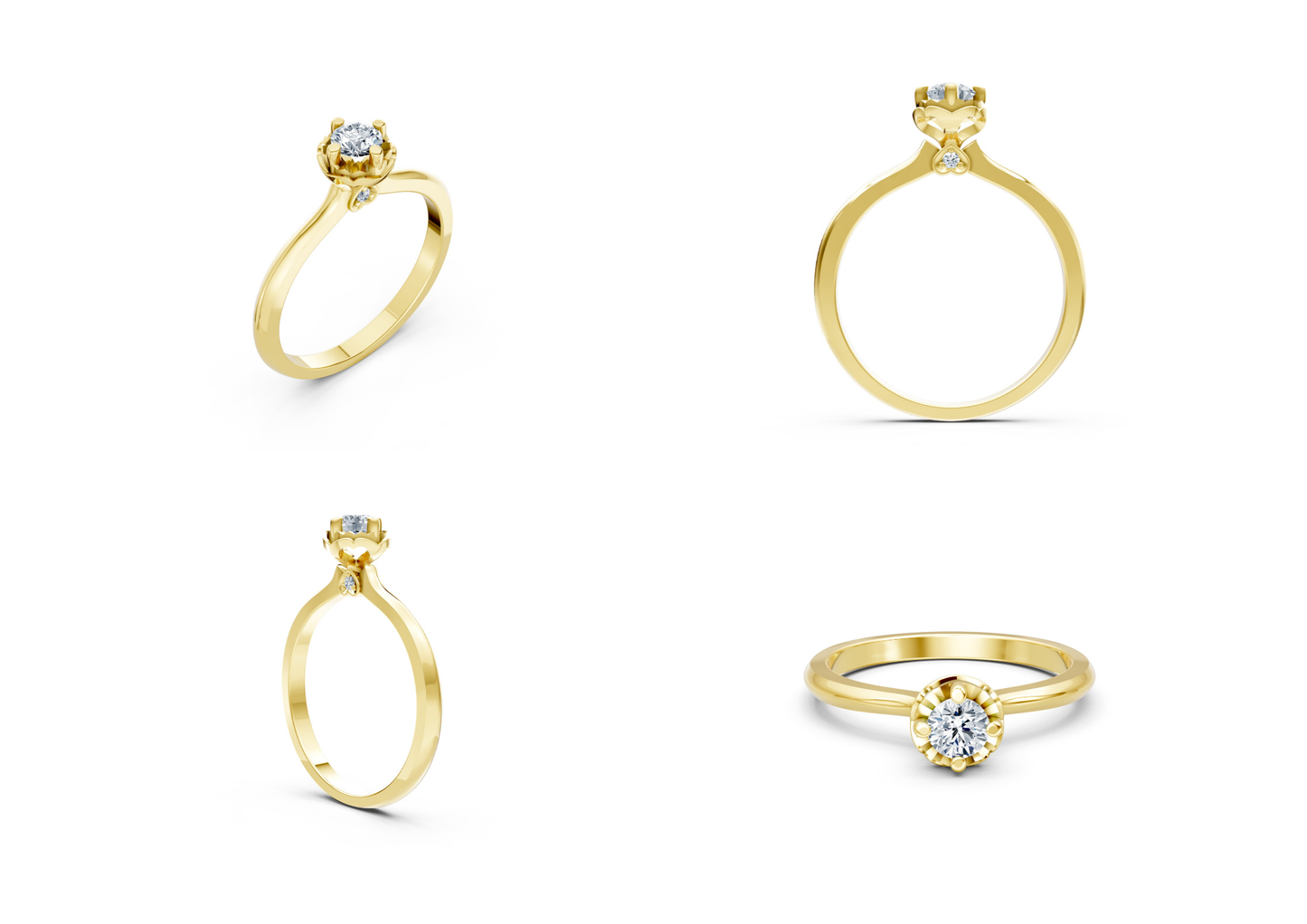 25 Engagements Rings CAD files-3dm Printable Jewelry Collection(part 1)