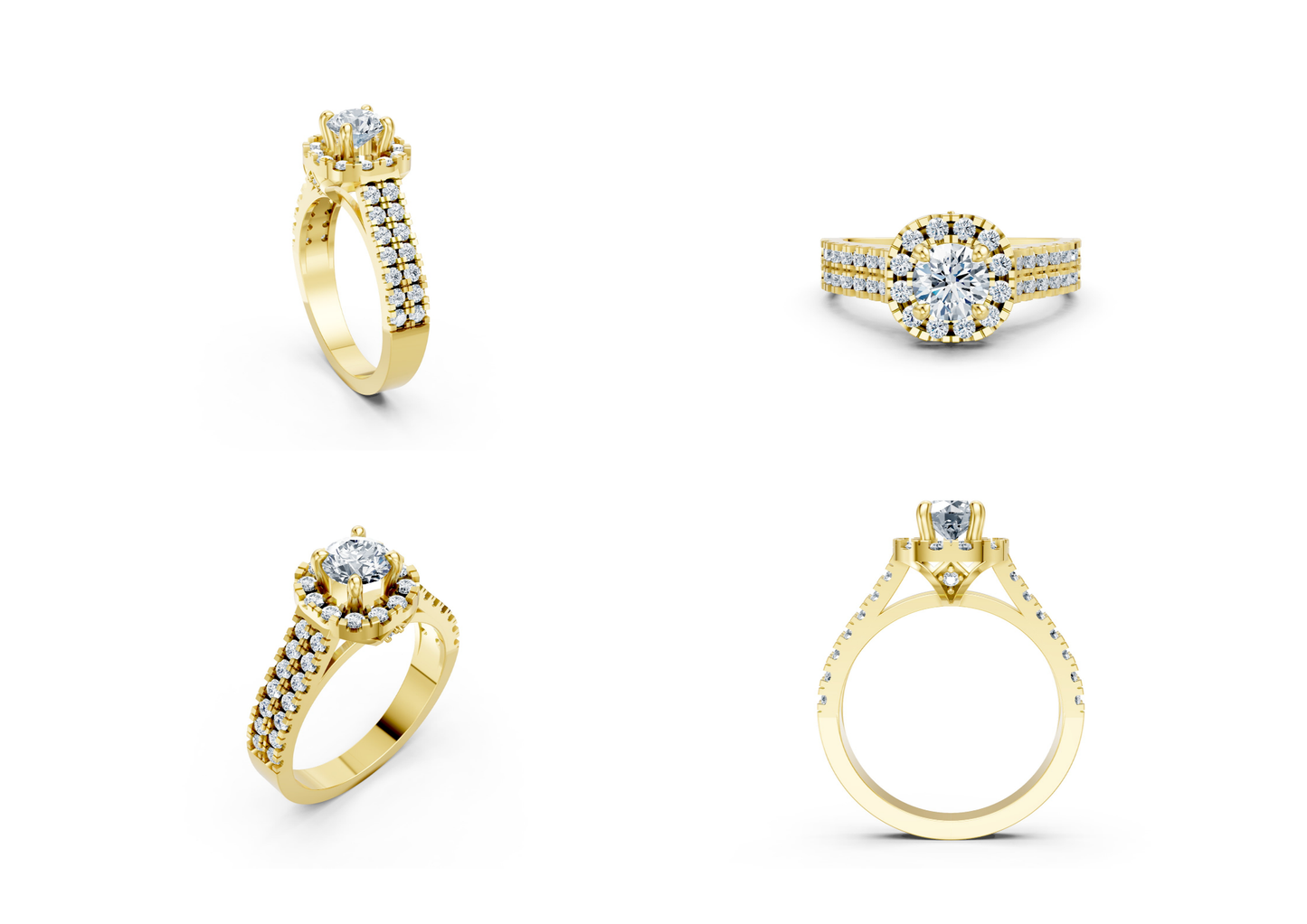 25 Engagements Rings CAD files-3dm Printable Jewelry Collection(part 6)