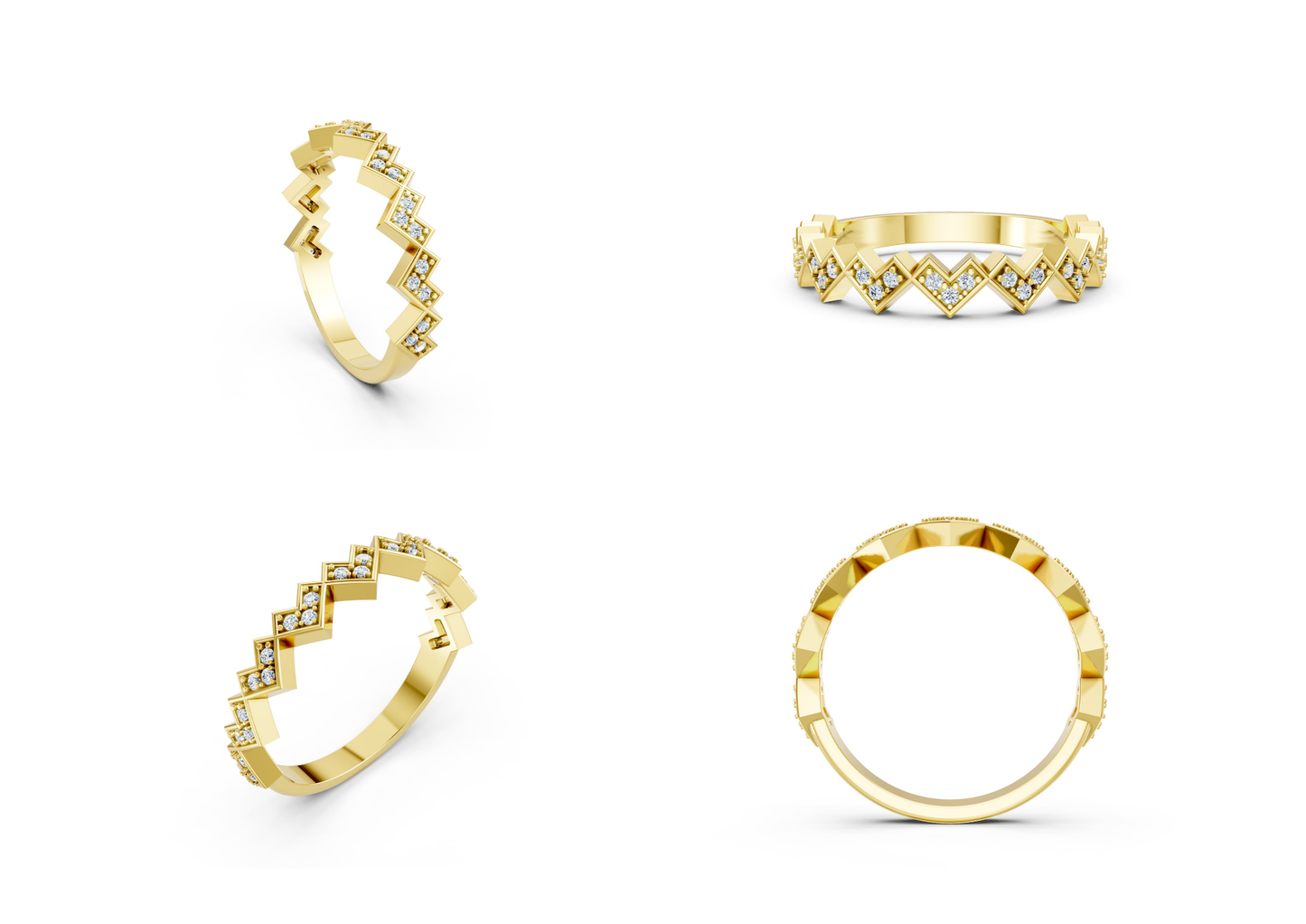 18 Engagements Rings CAD files-3dm Printable Jewelry Collection(part 8)