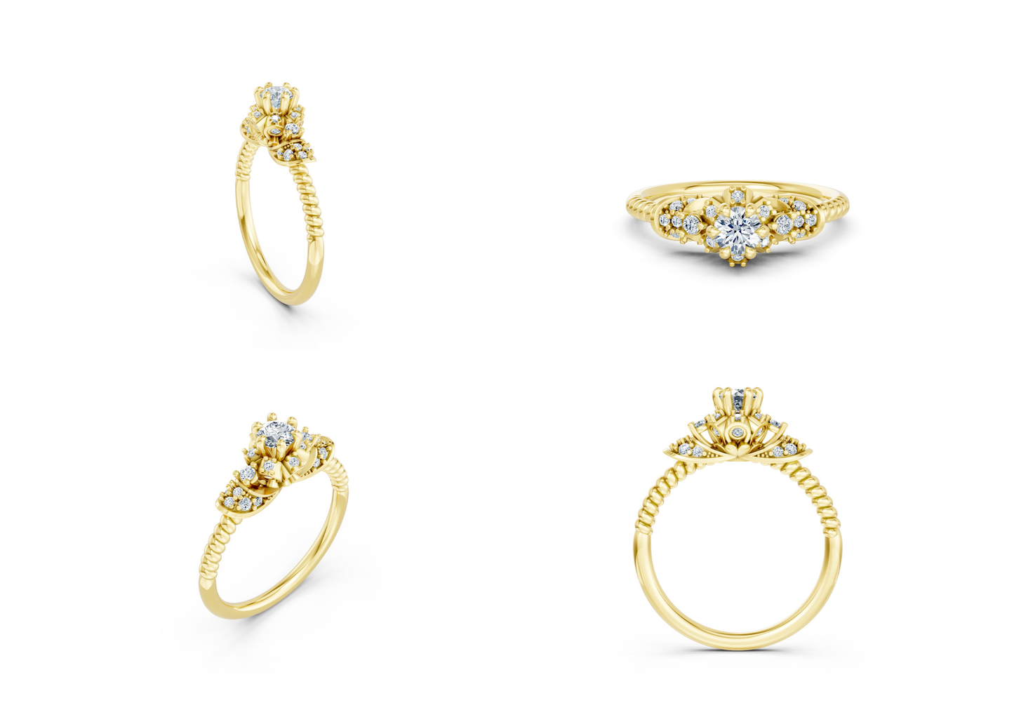 25 Engagements Rings CAD files-3dm Printable Jewelry Collection(part 5)