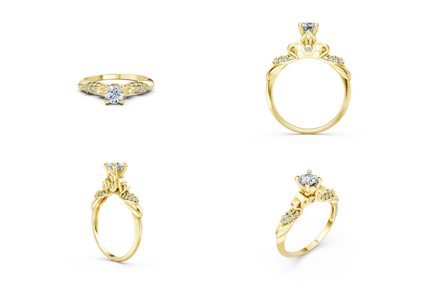 25 Engagements Rings CAD files-3dm Printable Jewelry Collection(part 2)