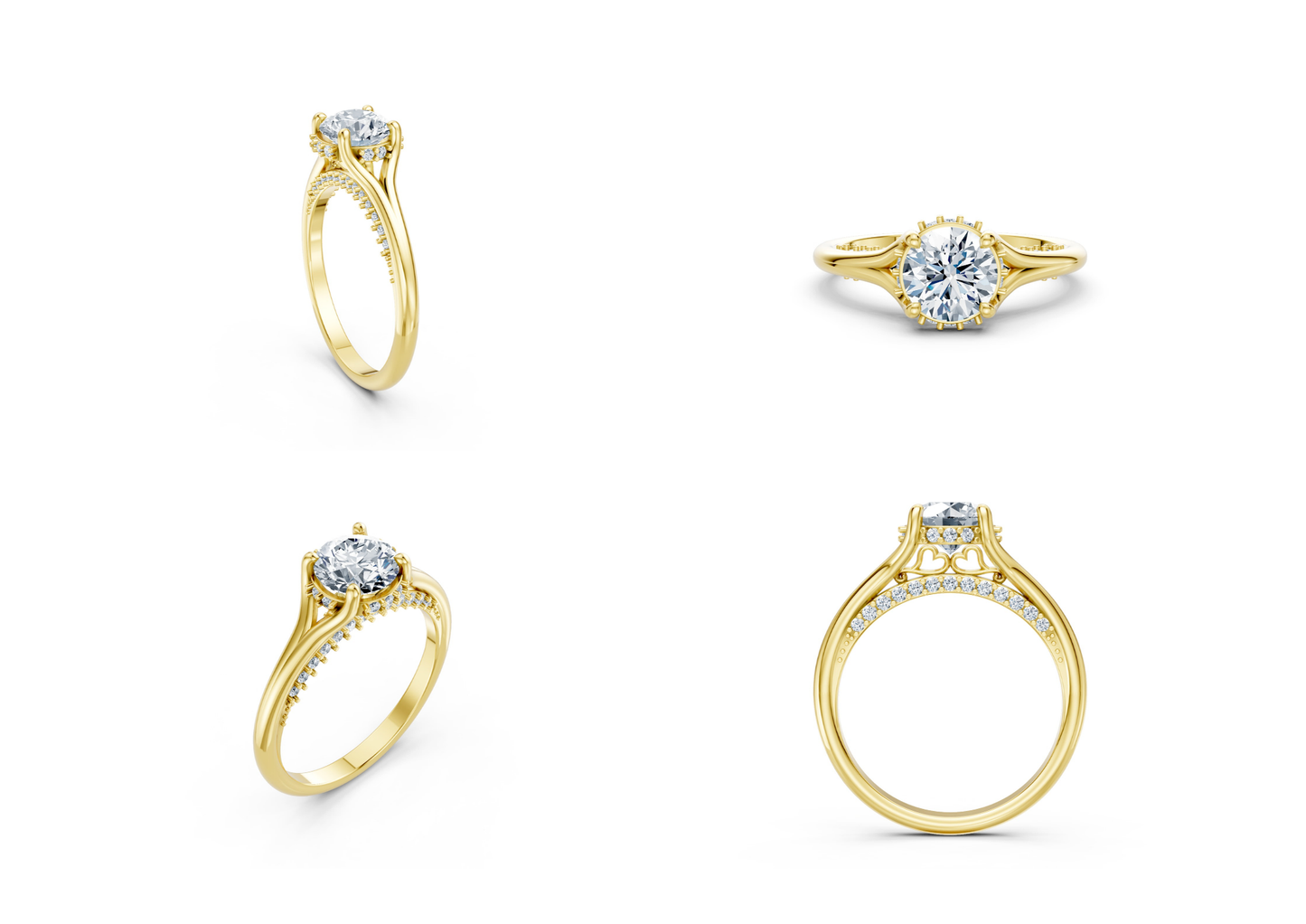 25 Engagements Rings CAD files-3dm Printable Jewelry Collection(part 6)