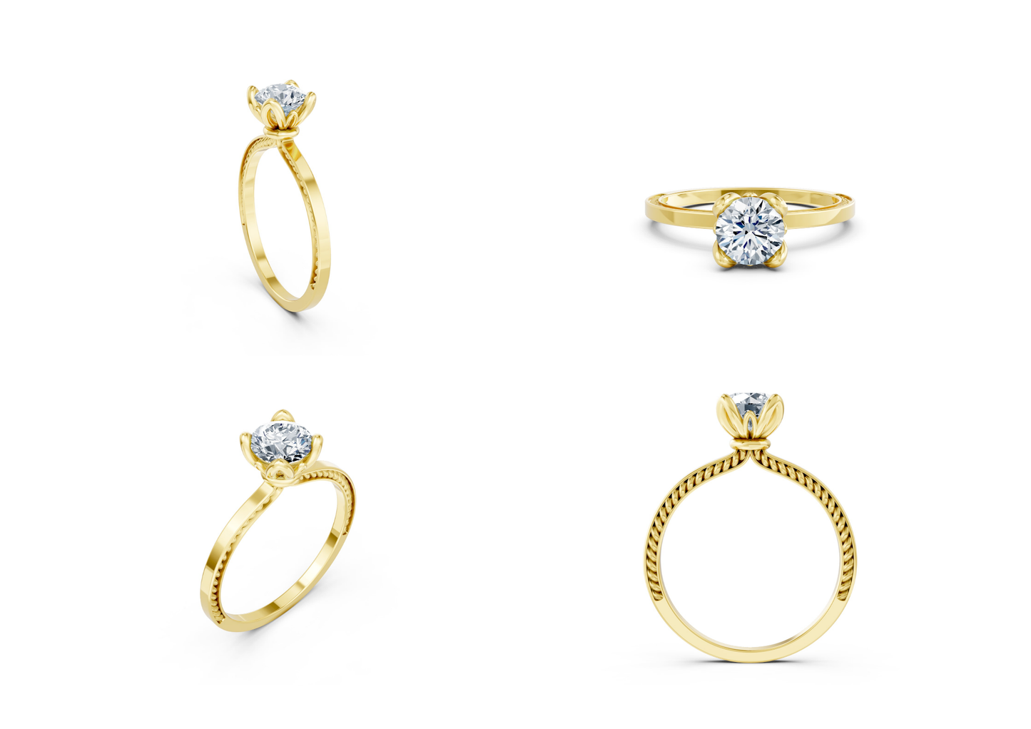 25 Engagements Rings CAD files-3dm Printable Jewelry Collection(part 6)