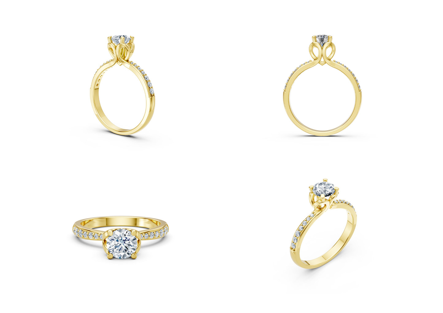 25 Engagements Rings CAD files-3dm Printable Jewelry Collection(part 1)