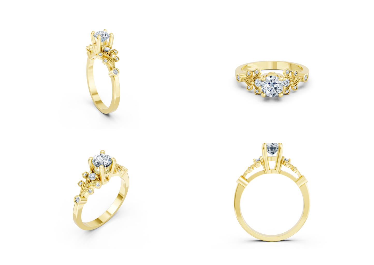 25 Engagements Rings CAD files-3dm Printable Jewelry Collection(part 5)