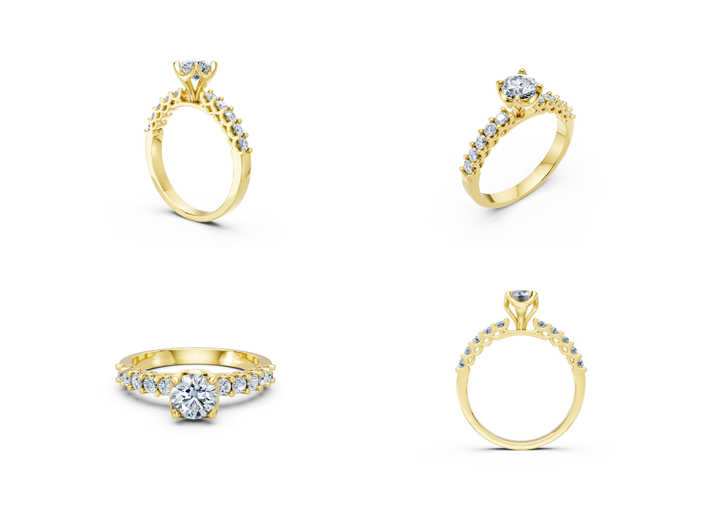 25 Engagements Rings CAD files-3dm Printable Jewelry Collection(part 1)