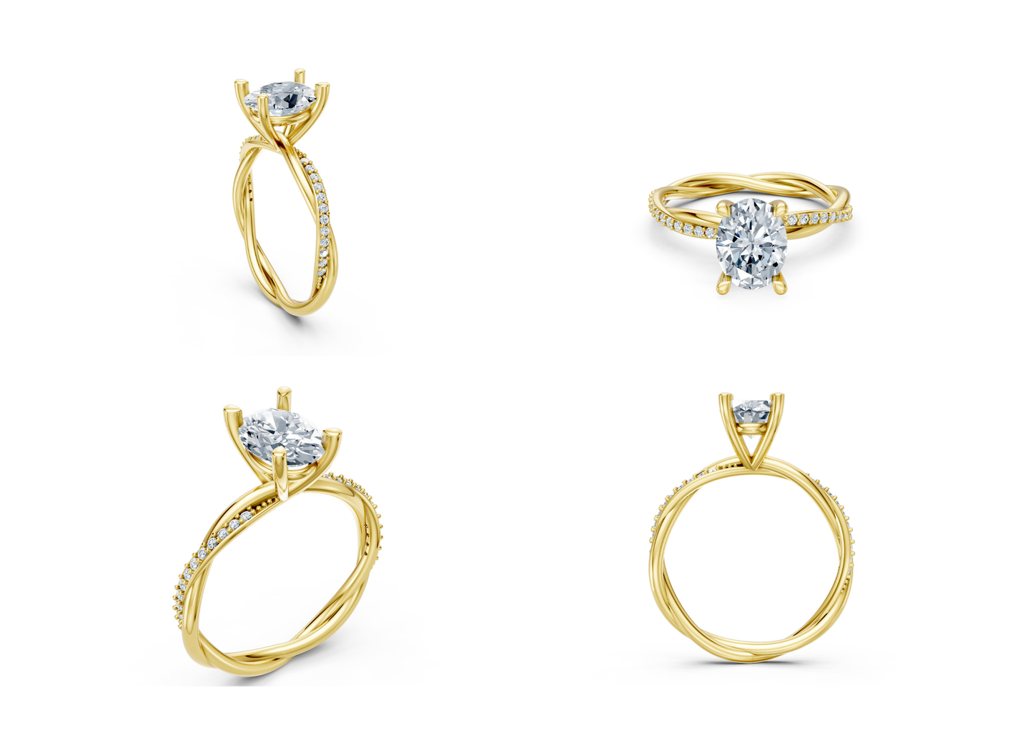 25 Engagements Rings CAD files-3dm Printable Jewelry Collection(part 8)