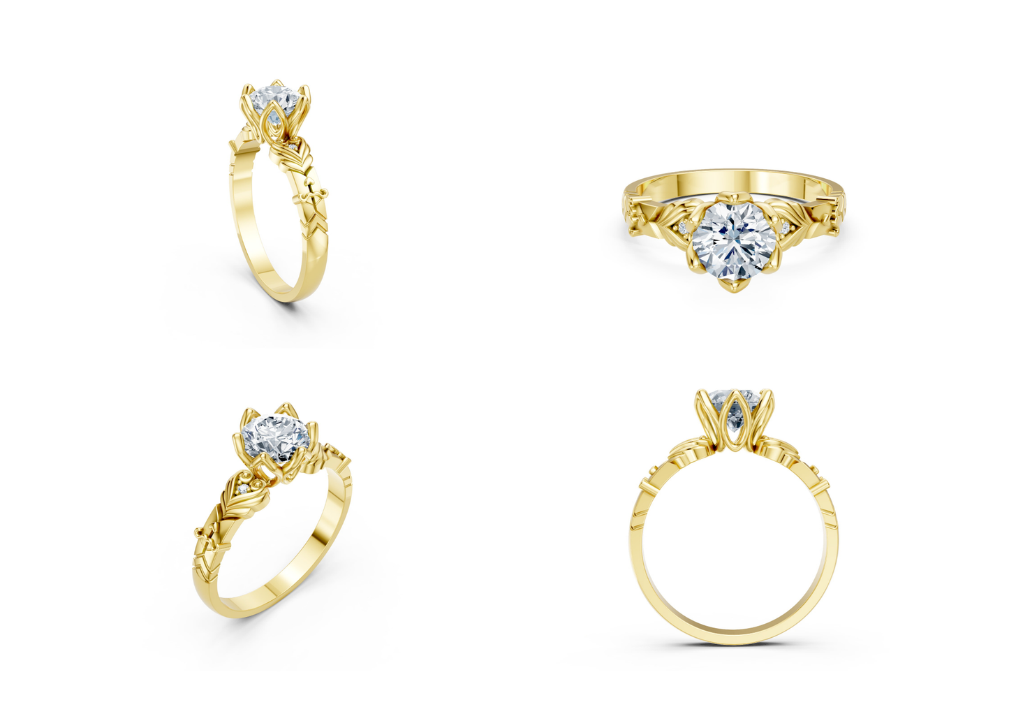 25 Engagements Rings CAD files-3dm Printable Jewelry Collection(part 6)