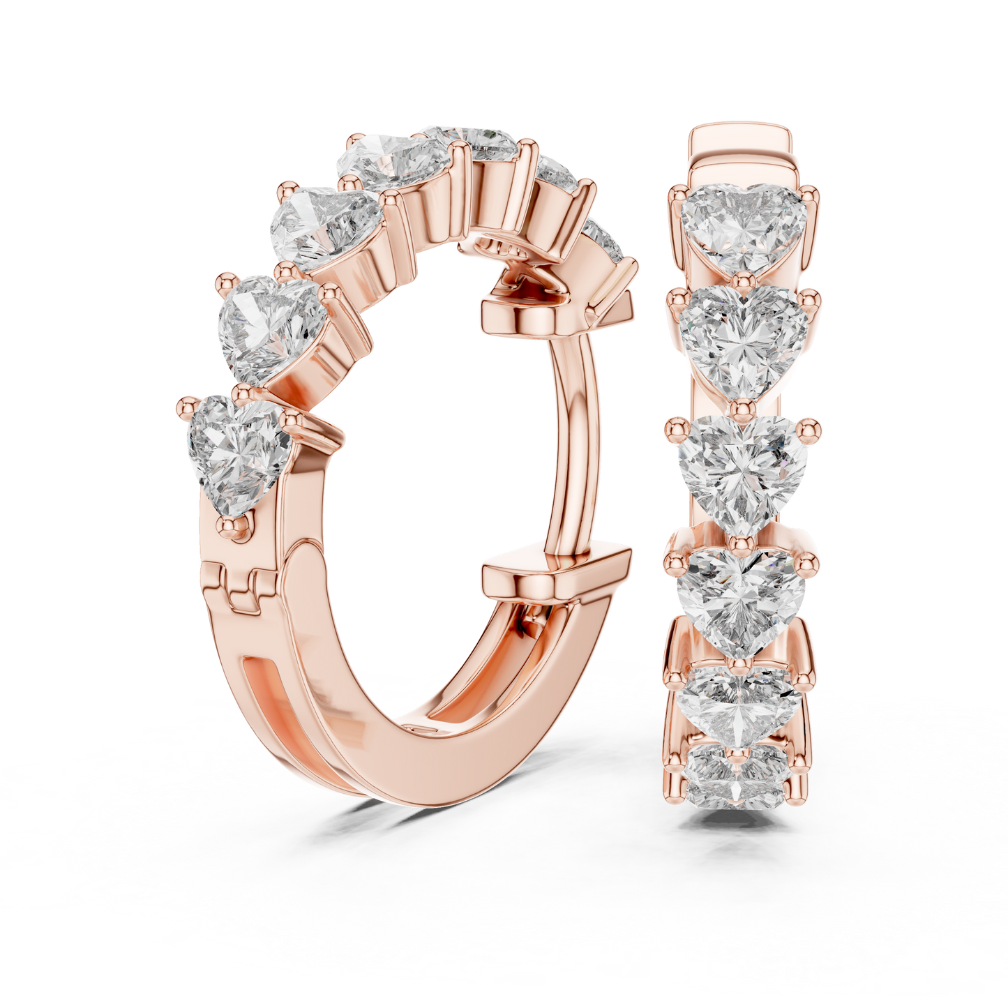 Diamond Hoop & Huggie Earrings CAD Files – 23 Design Mega Collection | 3DM & STL Download