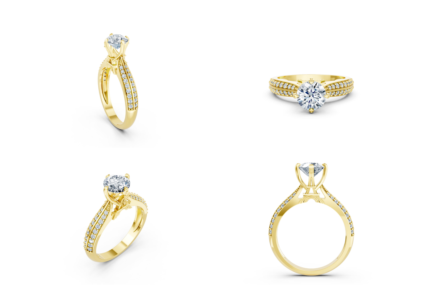 25 Engagements Rings CAD files-3dm Printable Jewelry Collection(part 6)
