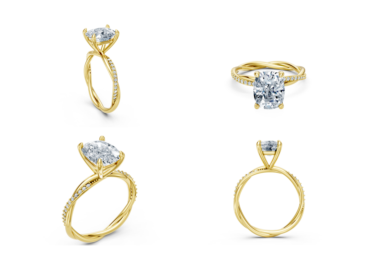 18 Engagements Rings CAD files-3dm Printable Jewelry Collection(part 8)