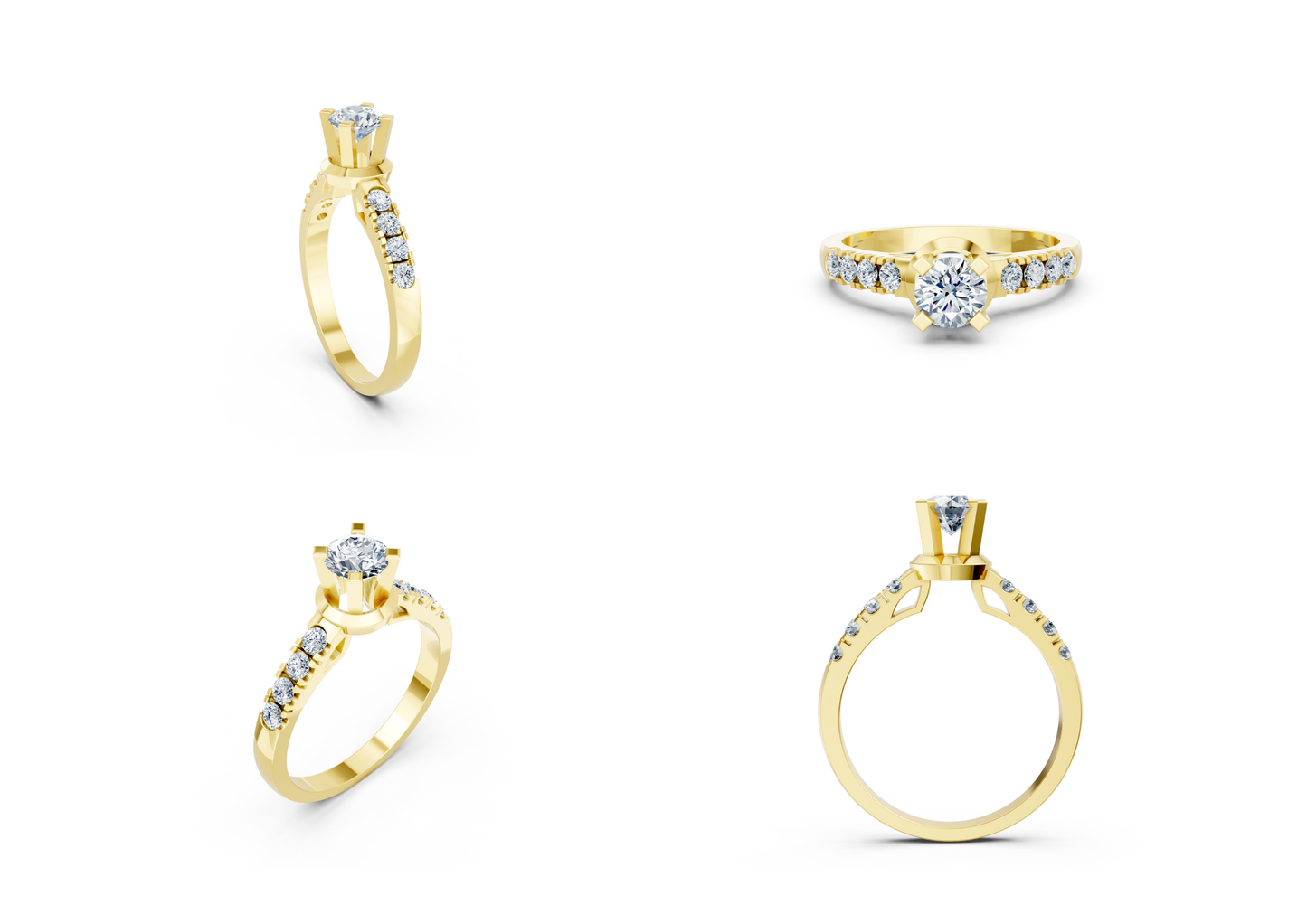 25 Engagements Rings CAD files-3dm Printable Jewelry Collection(part 5)