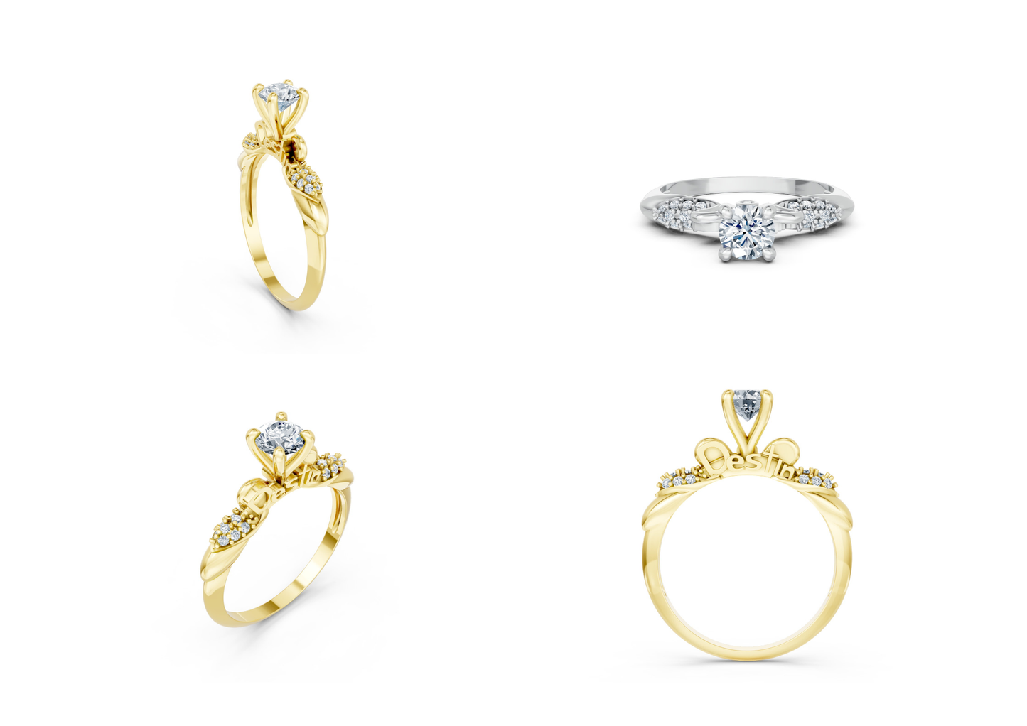 25 Engagements Rings CAD files-3dm Printable Jewelry Collection(part 7)