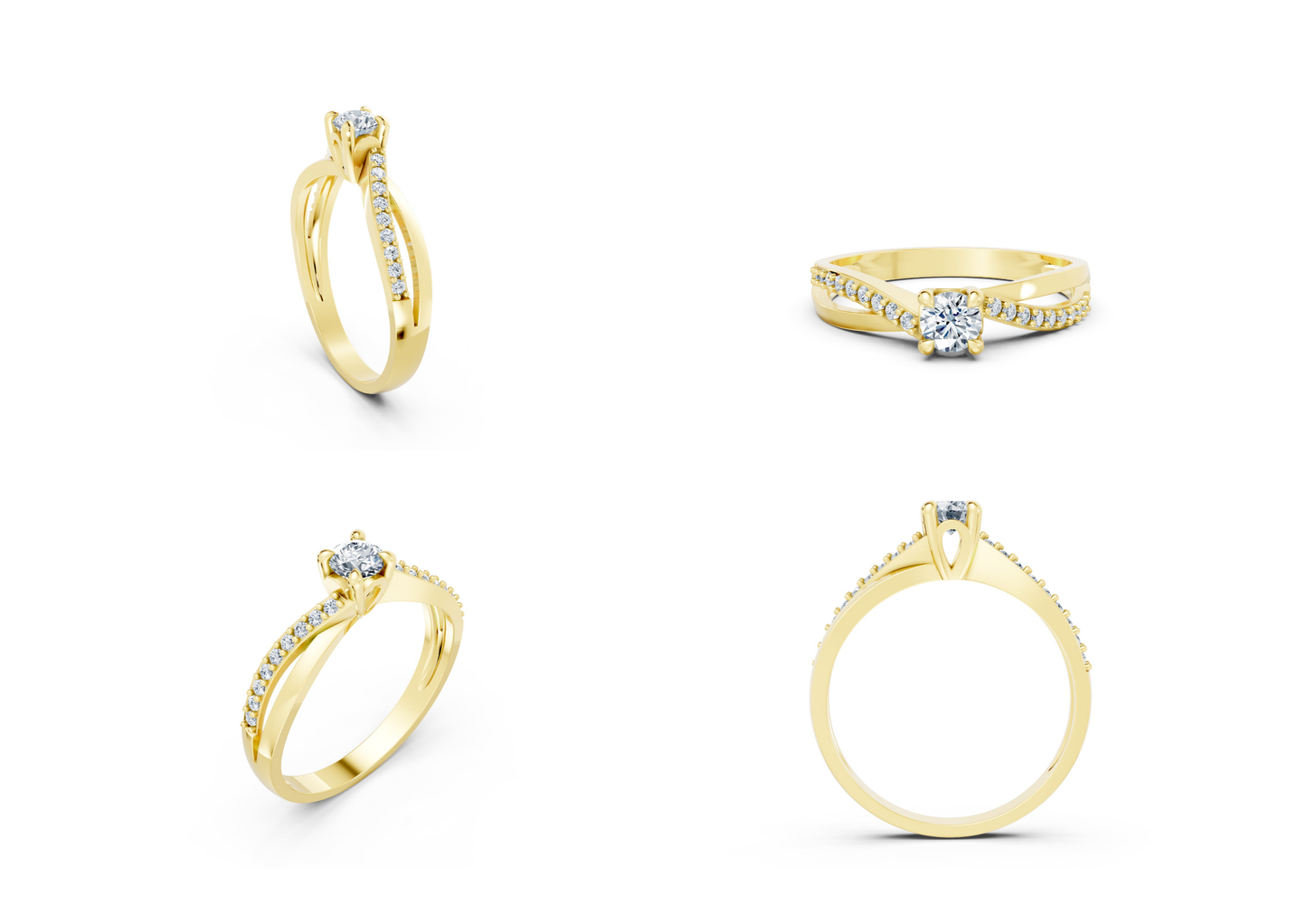 25 Engagements Rings CAD files-3dm Printable Jewelry Collection(part 3)