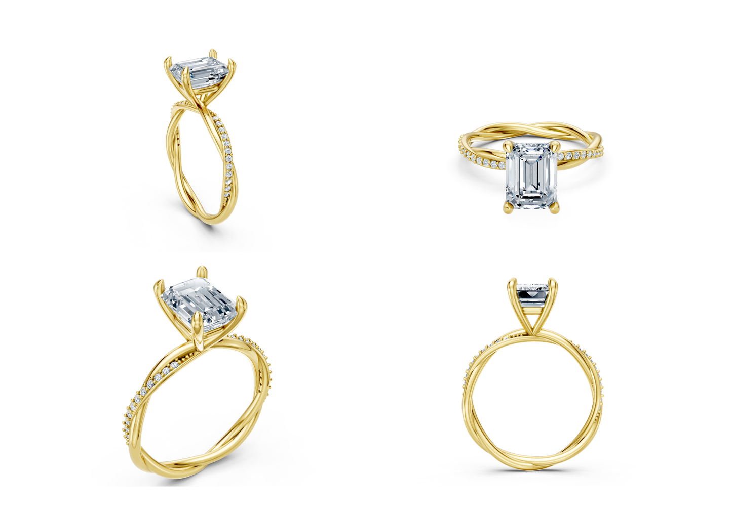 18 Engagements Rings CAD files-3dm Printable Jewelry Collection(part 8)