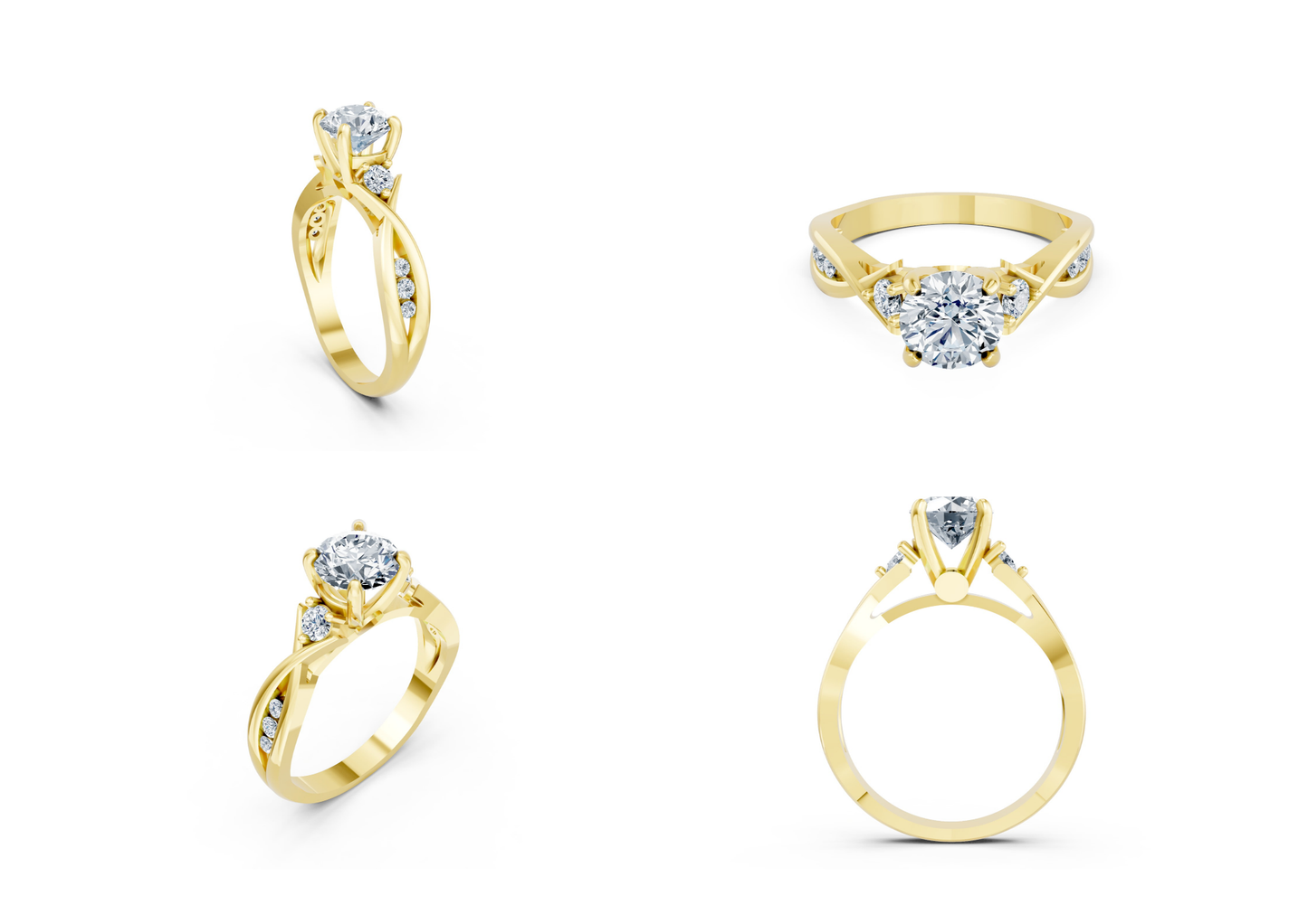 25 Engagements Rings CAD files-3dm Printable Jewelry Collection(part 6)