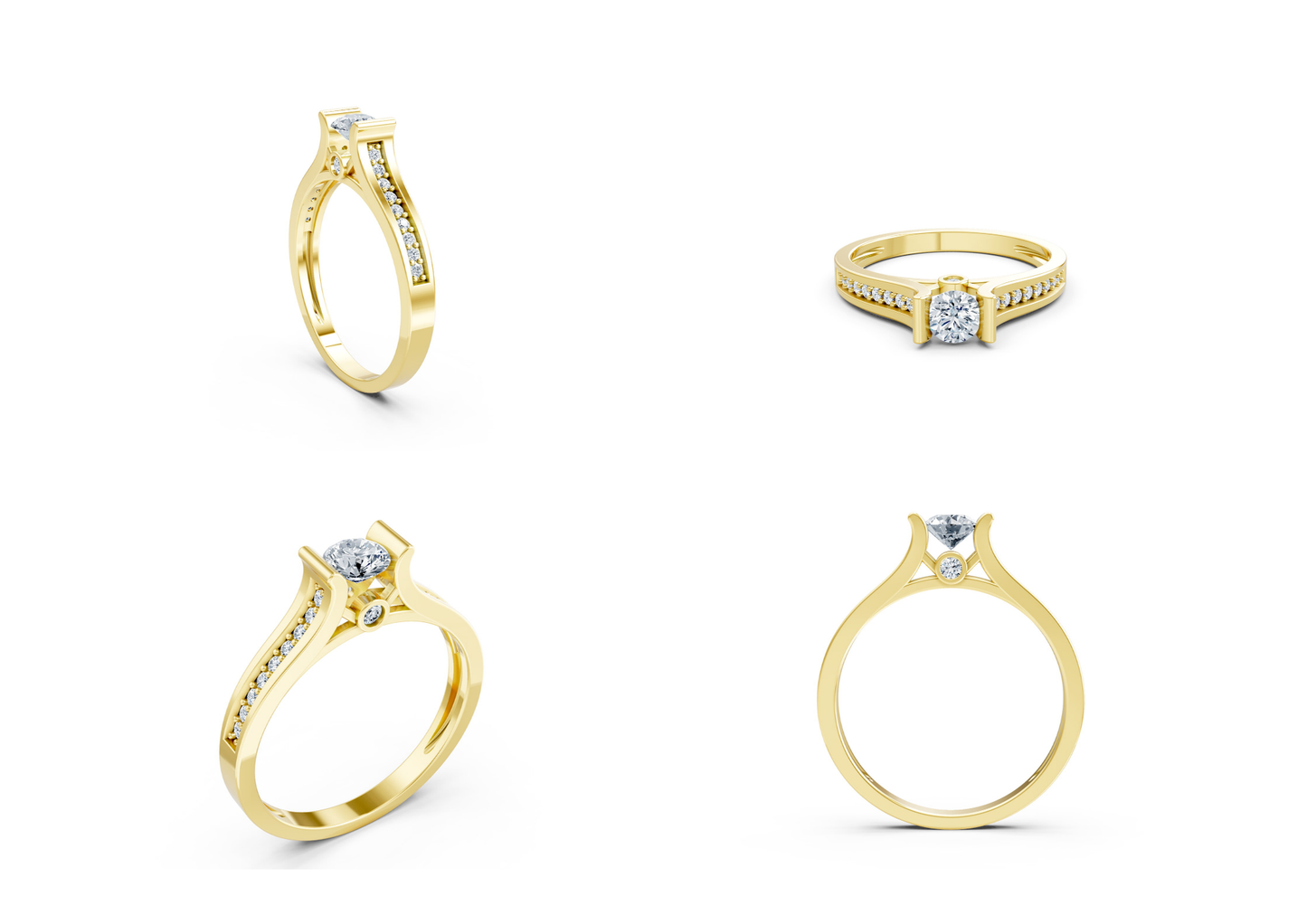 25 Engagements Rings CAD files-3dm Printable Jewelry Collection(part 2)