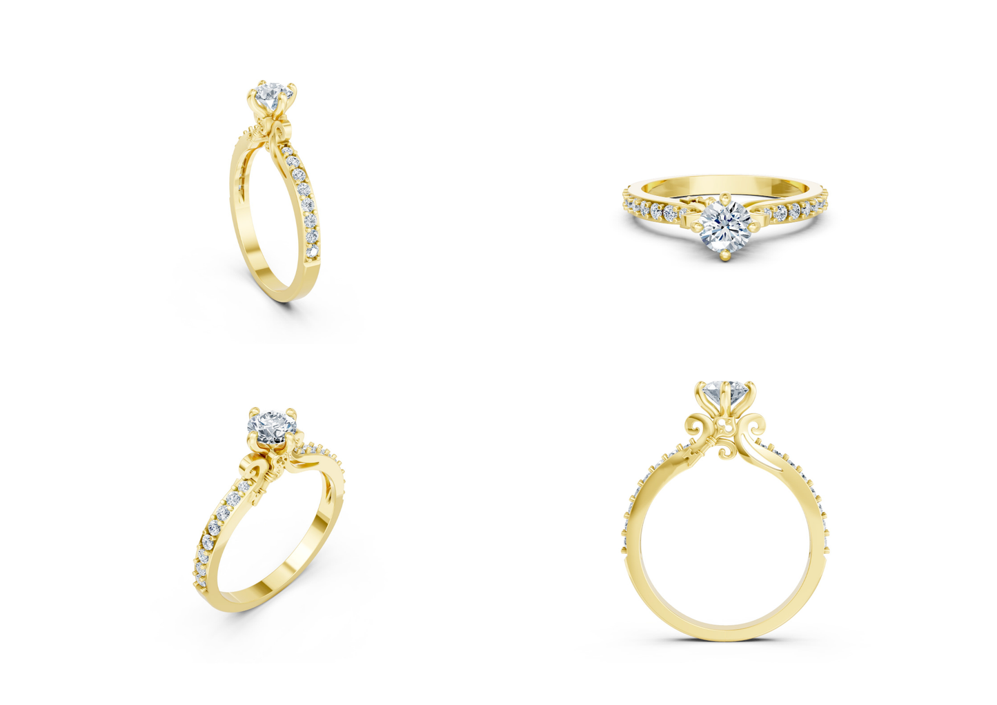 25 Engagements Rings CAD files-3dm Printable Jewelry Collection(part 7)
