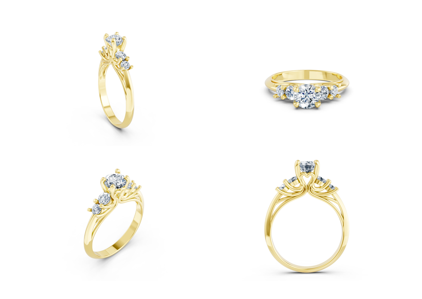 25 Engagements Rings CAD files-3dm Printable Jewelry Collection(part 5)