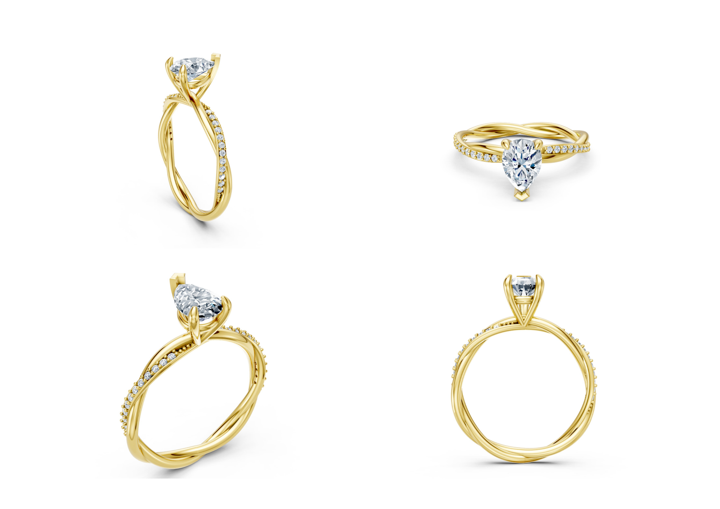 18 Engagements Rings CAD files-3dm Printable Jewelry Collection(part 8)