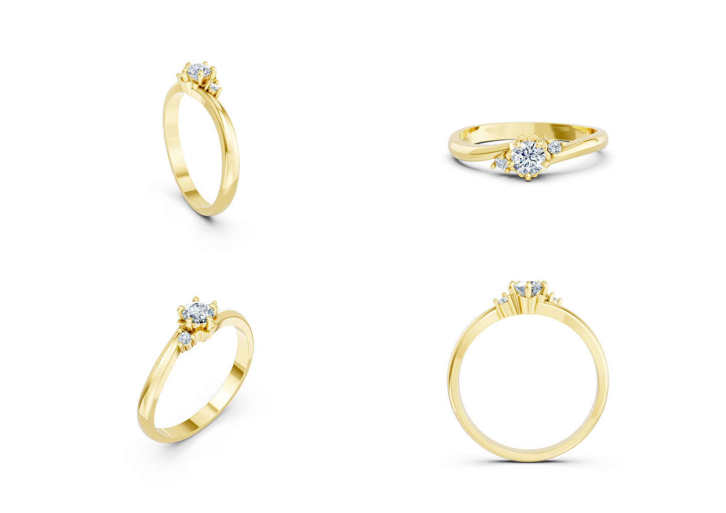 25 Engagements Rings CAD files-3dm Printable Jewelry Collection(part 7)