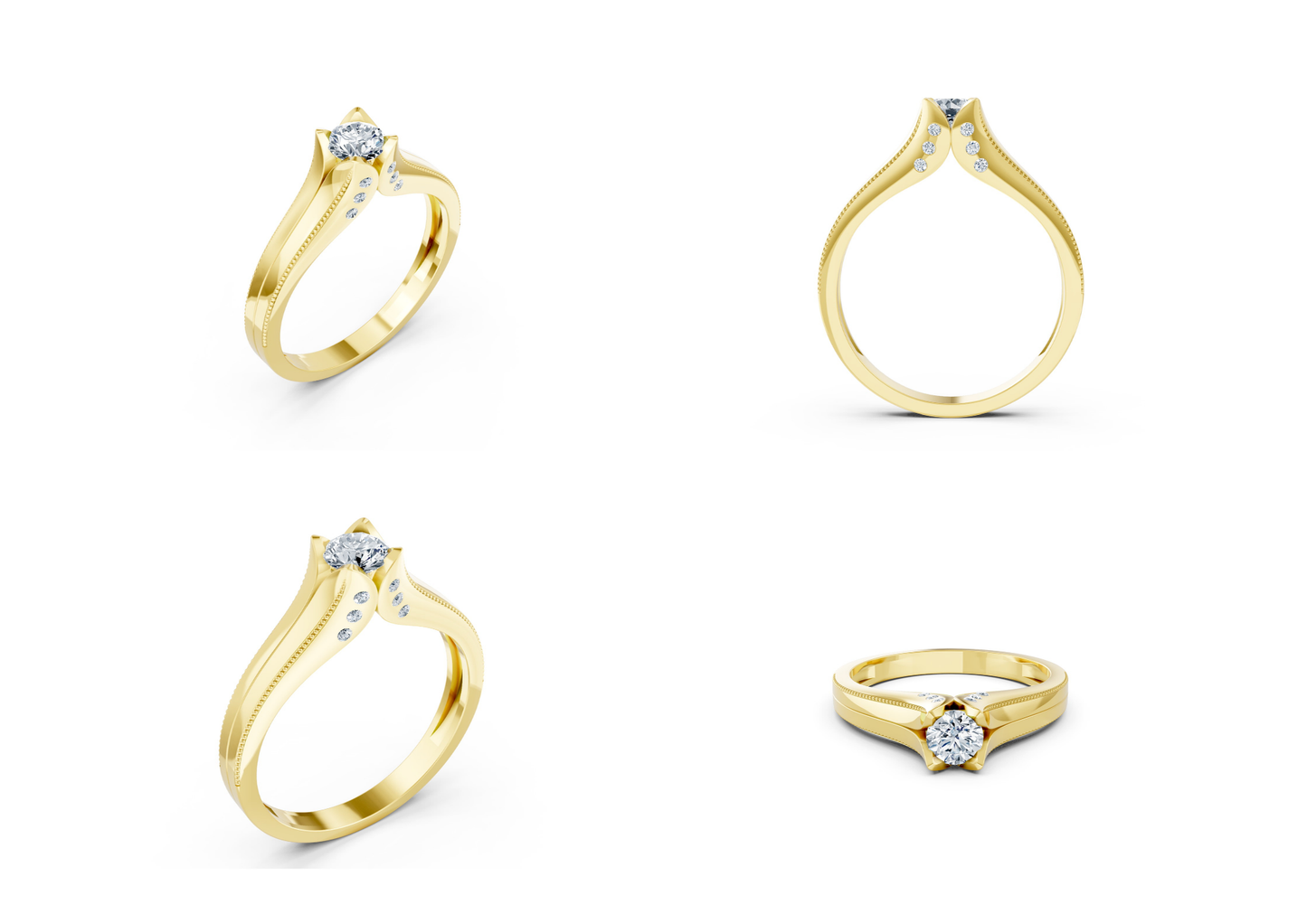 25 Engagements Rings CAD files-3dm Printable Jewelry Collection(part 2)