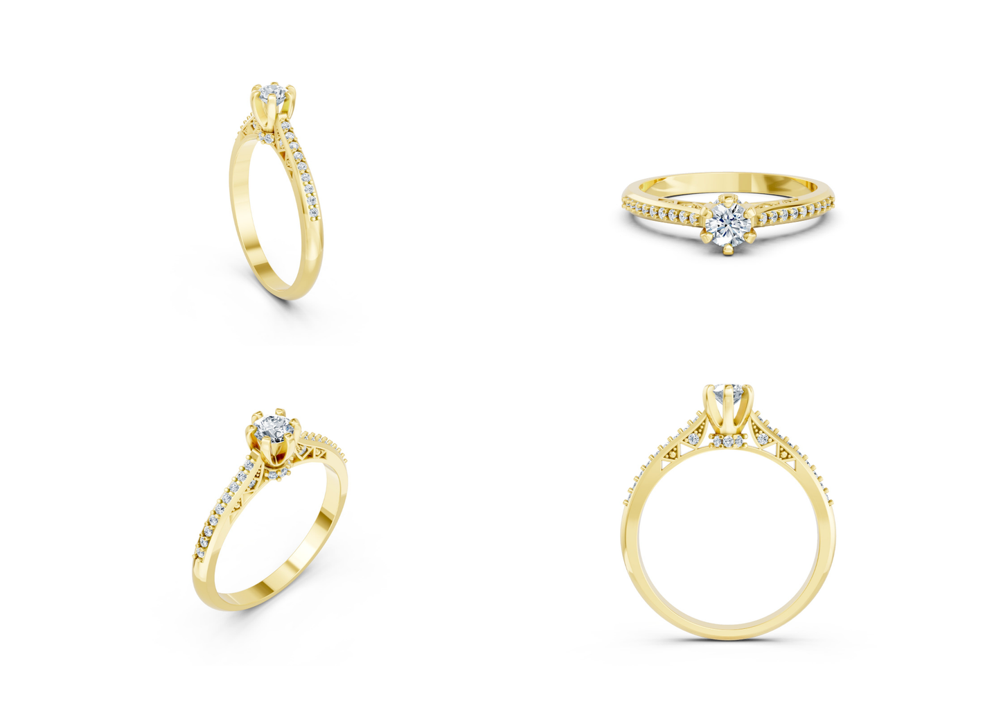 25 Engagements Rings CAD files-3dm Printable Jewelry Collection(part 7)