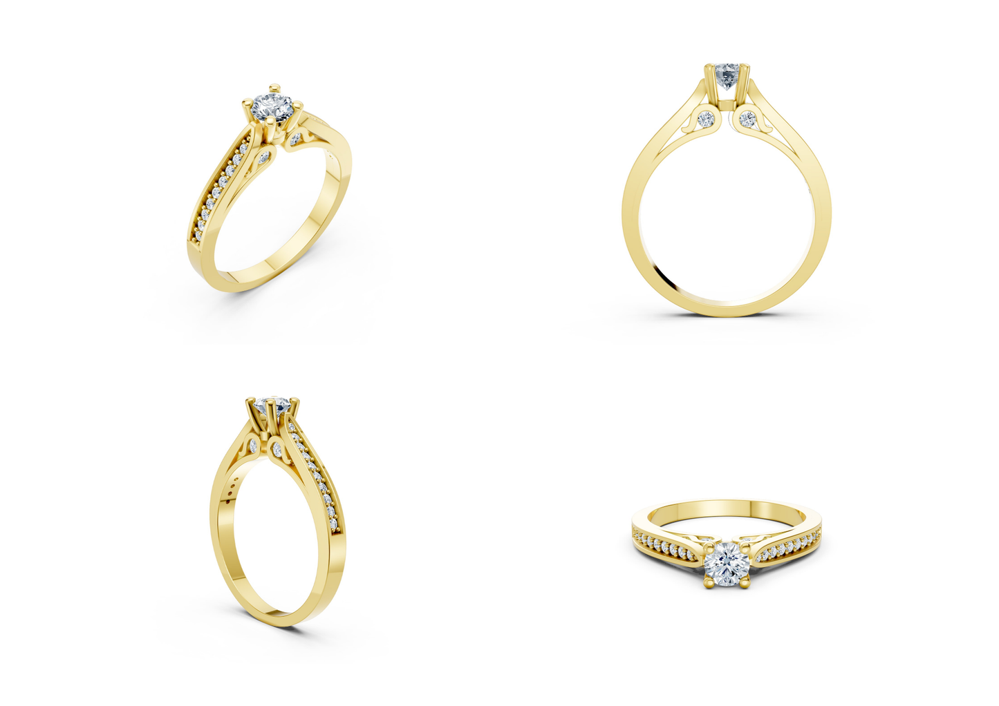 25 Engagements Rings CAD files-3dm Printable Jewelry Collection(part 2)