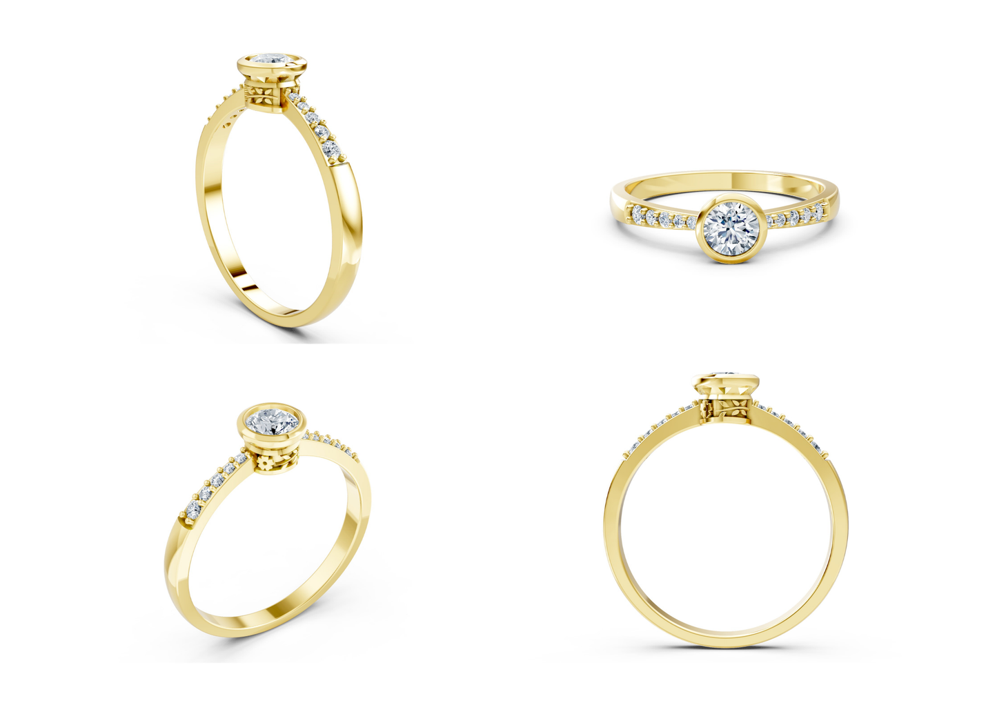 25 Engagements Rings CAD files-3dm Printable Jewelry Collection(part 3)