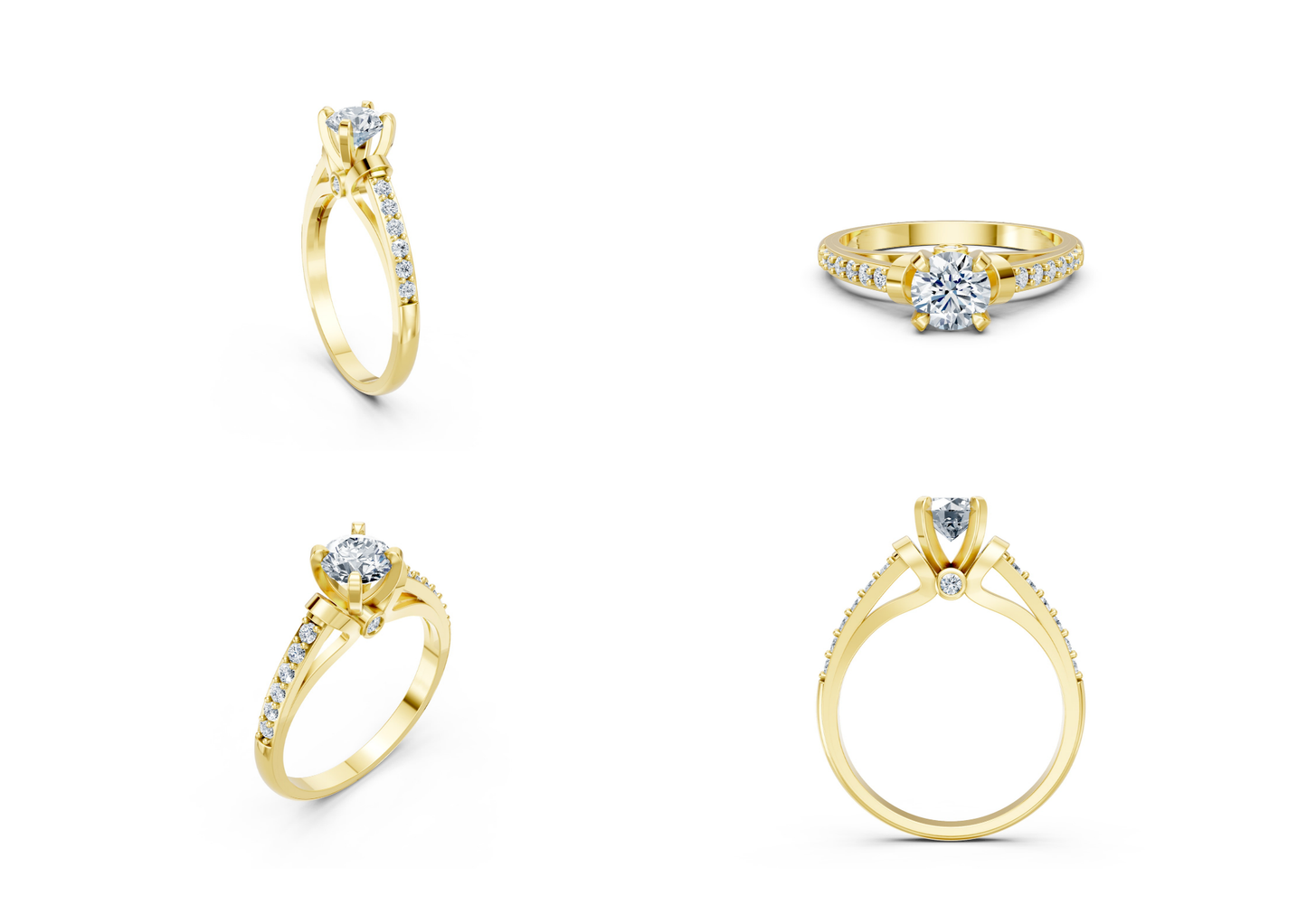25 Engagements Rings CAD files-3dm Printable Jewelry Collection(part 6)