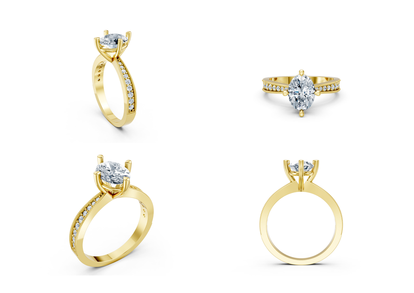 25 Engagements Rings CAD files-3dm Printable Jewelry Collection(part 8)