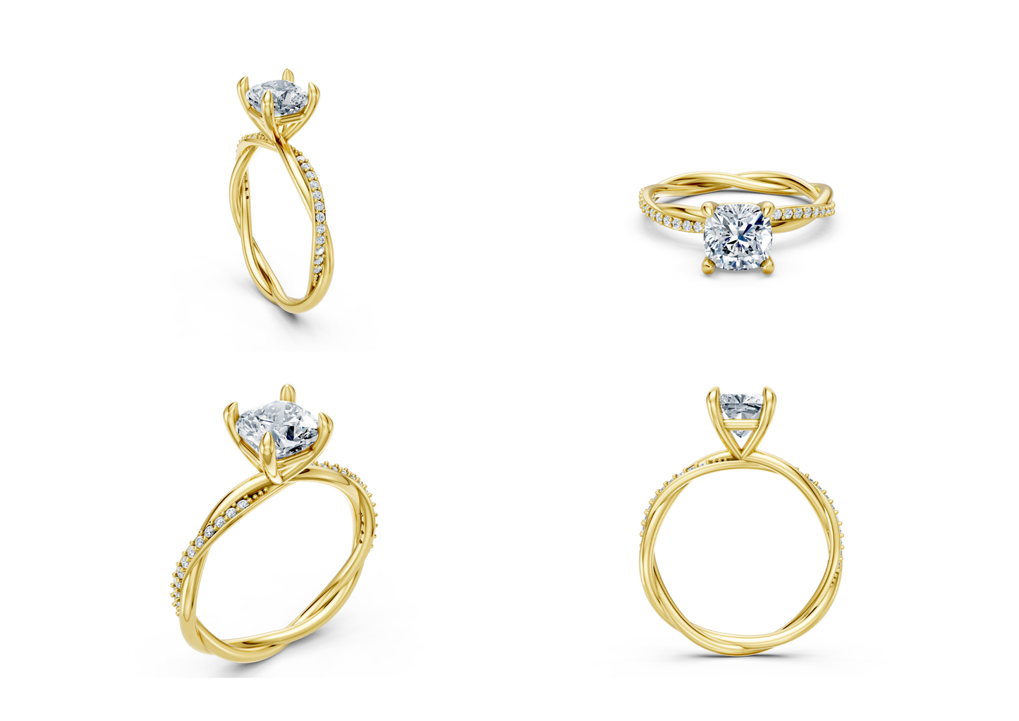 20 Eternity Rings CAD Designs -3dm Files Download