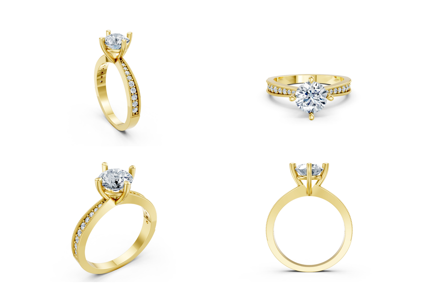 25 Engagements Rings CAD files-3dm Printable Jewelry Collection(part 8)