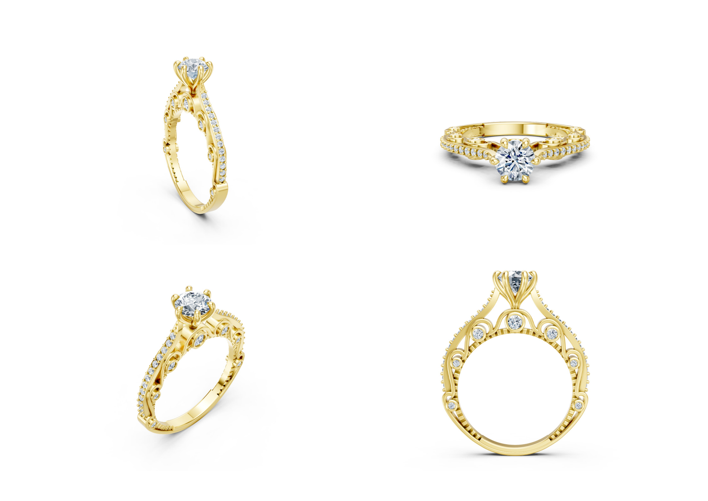 25 Engagements Rings CAD files-3dm Printable Jewelry Collection(part 6)