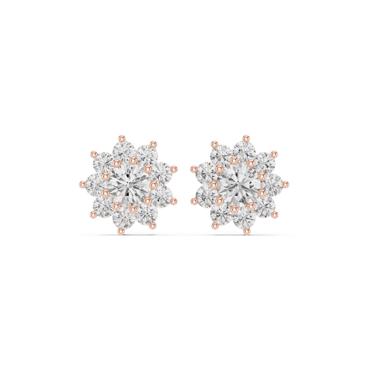 Diamond Stud Earrings CAD Files – 25 Model Collection | 3DM & STL Download"
