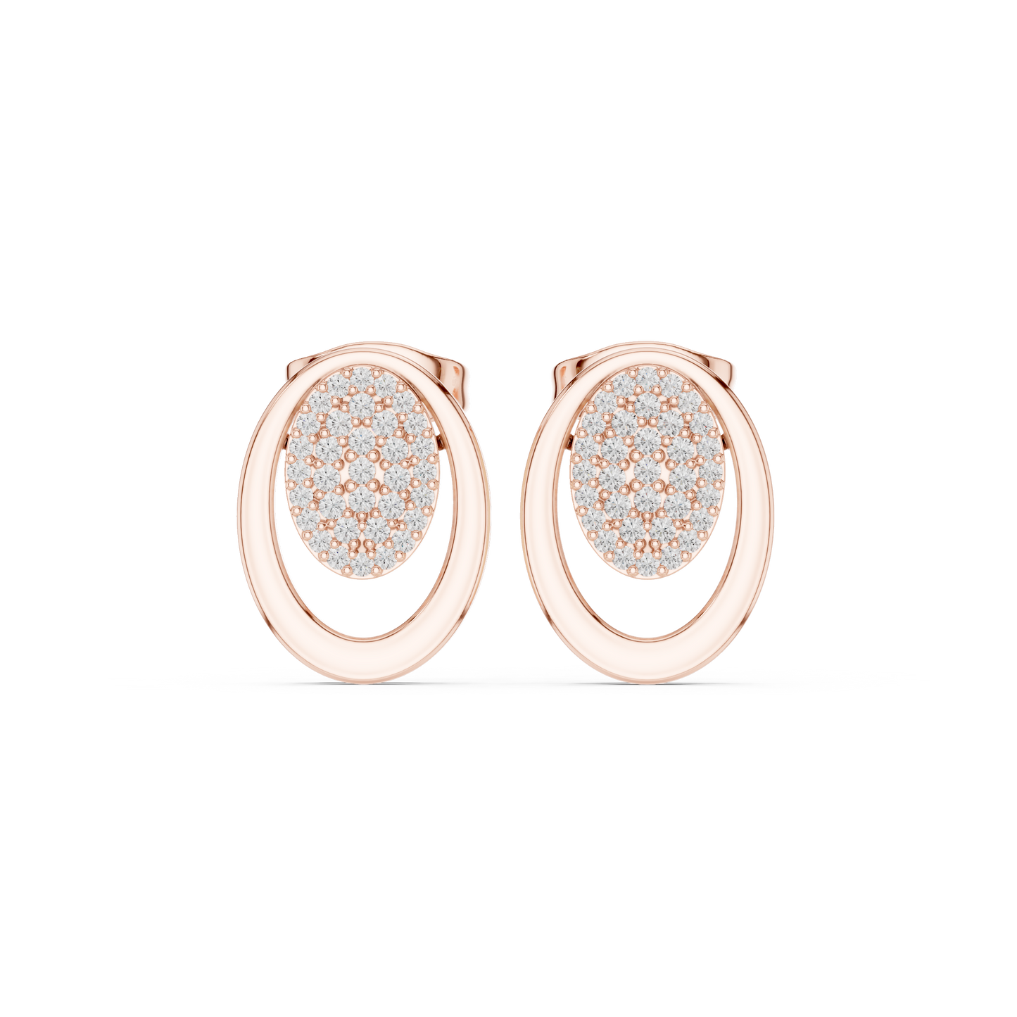 Diamond Stud Earrings CAD Files – 25 Model Collection | 3DM & STL Download"
