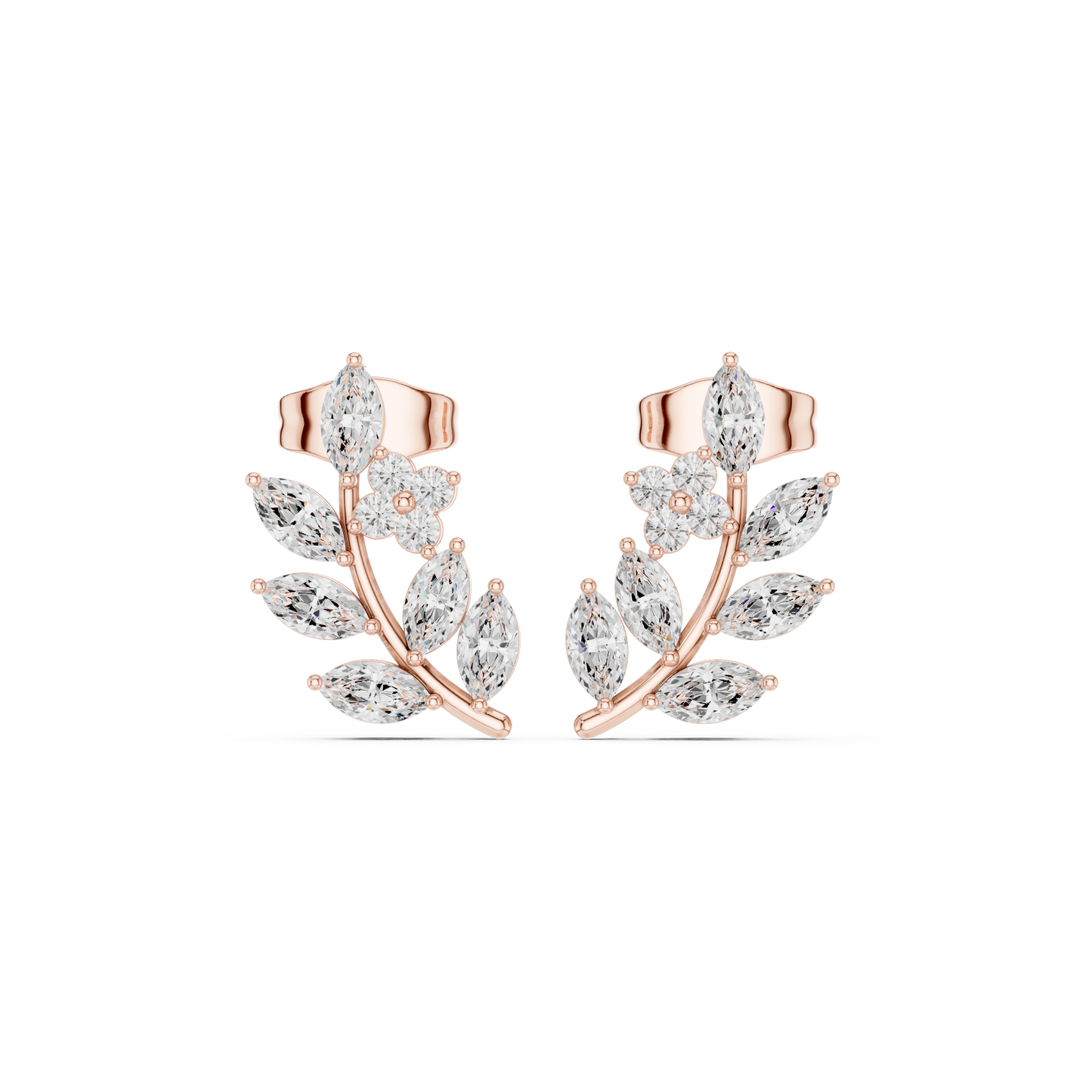 Diamond Stud Earrings CAD Files – 25 Model Collection | 3DM & STL Download"