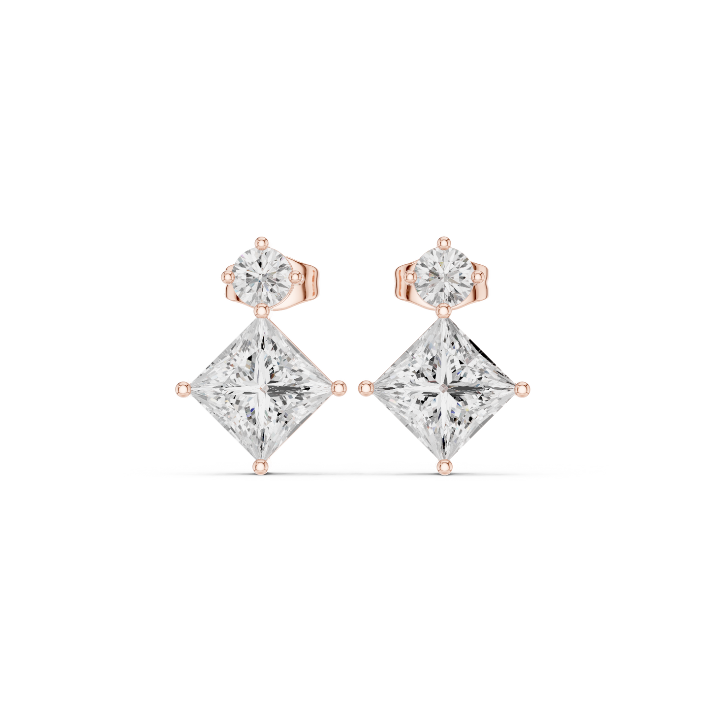 Diamond Stud Earrings CAD Files – 25 Model Collection | 3DM & STL Download"