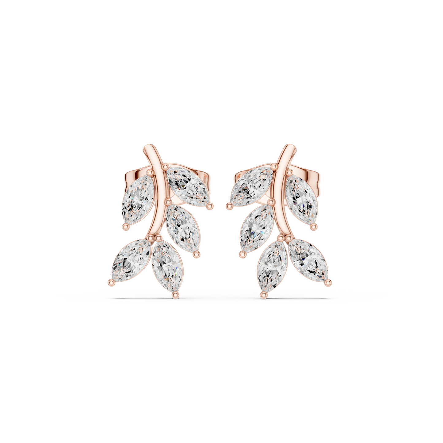 Diamond Stud Earrings CAD Files – 18 Models Collection | 3DM & STL Download