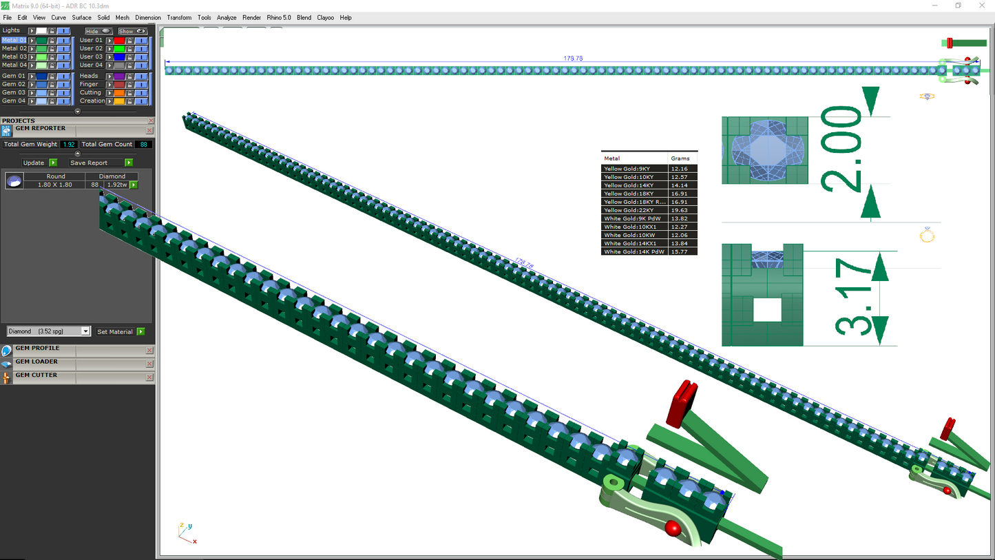 Tennis Braclets 3dm and stl file