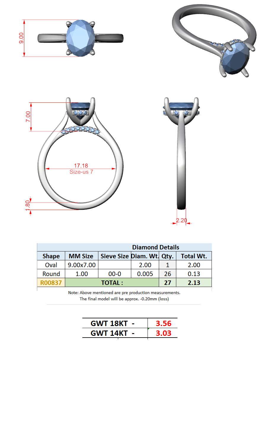Hidden Halo Split Shank Ring CAD Files – 8 Shape Collection | 3DM & STL Download