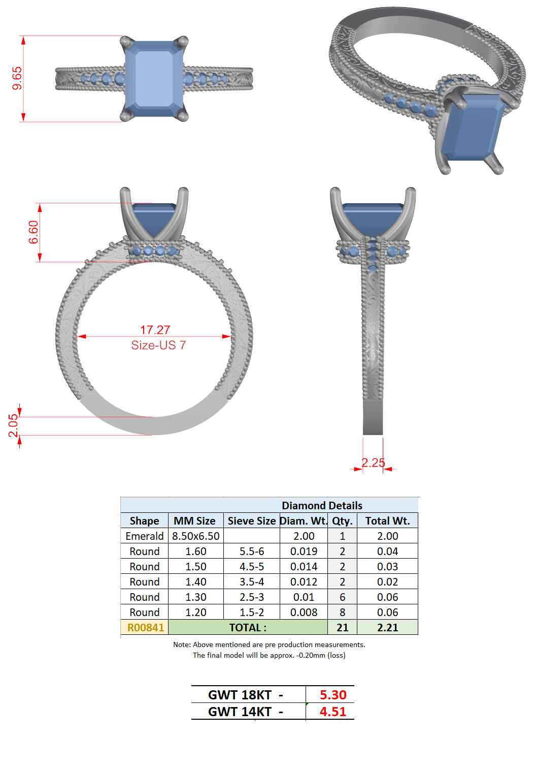 Filigree Miligrain Pave Band Ring CAD Files – Multi Shape Collection | 3DM & STL Download