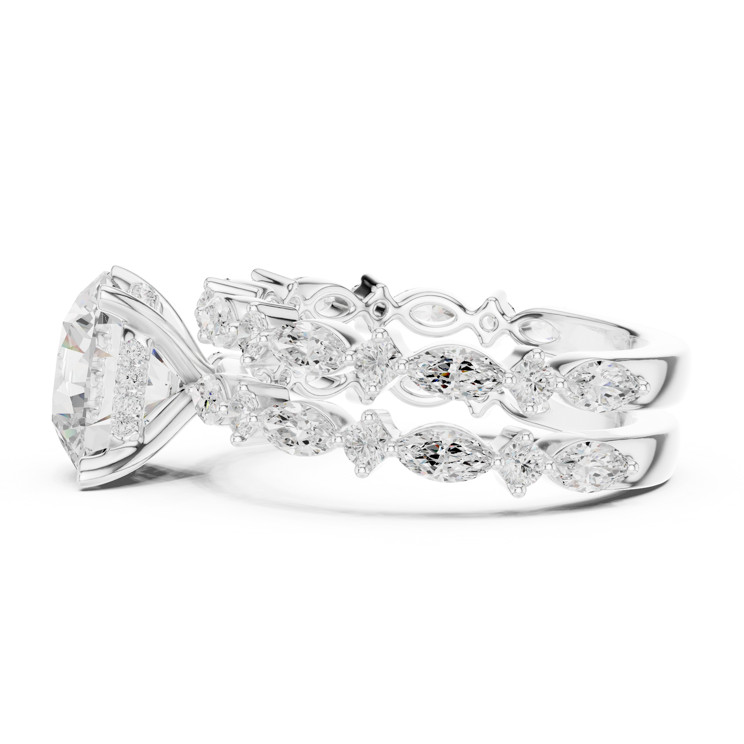 Round Cut Stackable Ring CAD Files – 3DM & STL Download