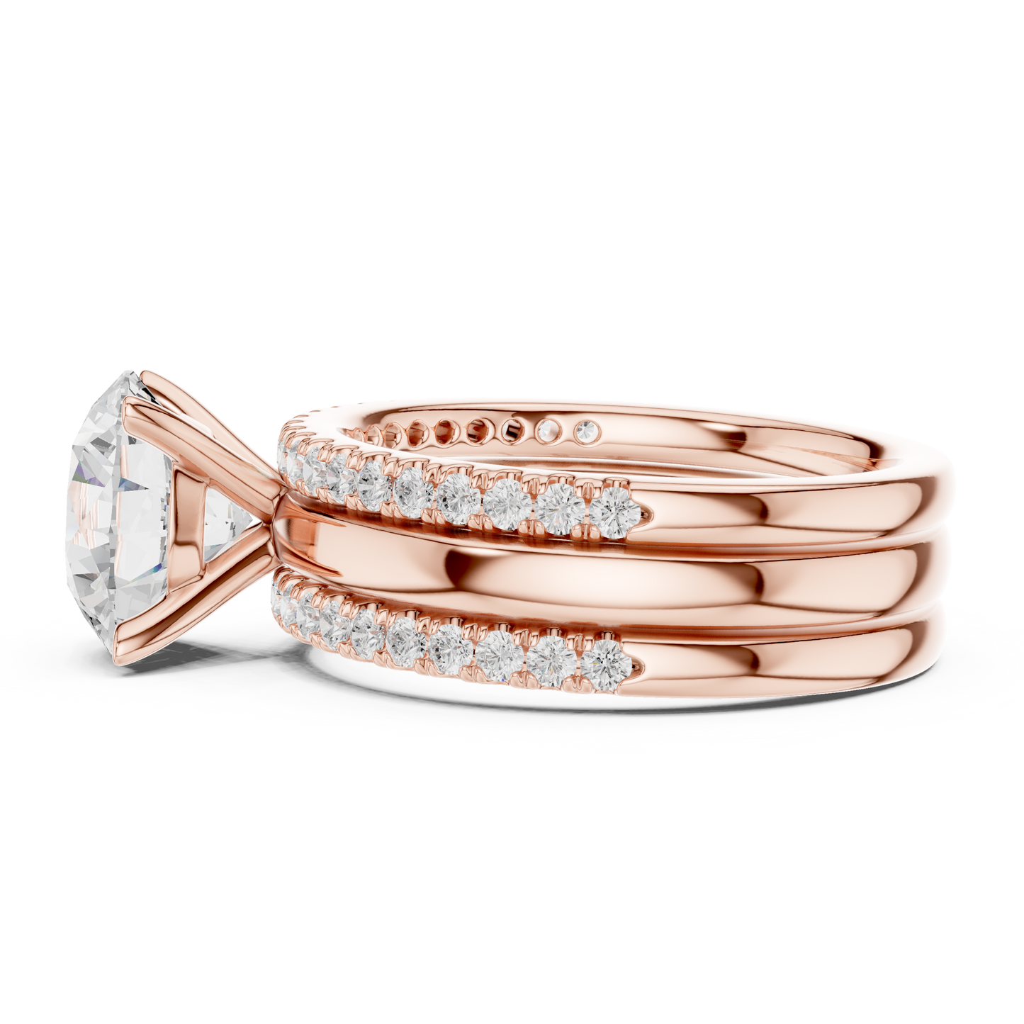Round Cut Stackable Ring CAD Files – 3DM & STL Download