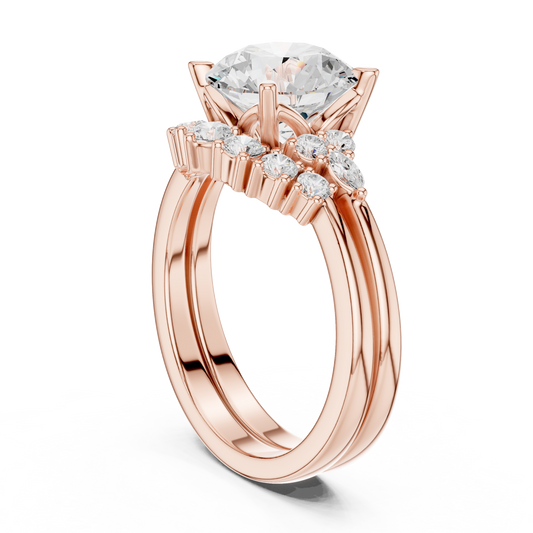 Round Brilliant Cut Stackable Ring CAD Files – 3DM & STL Download