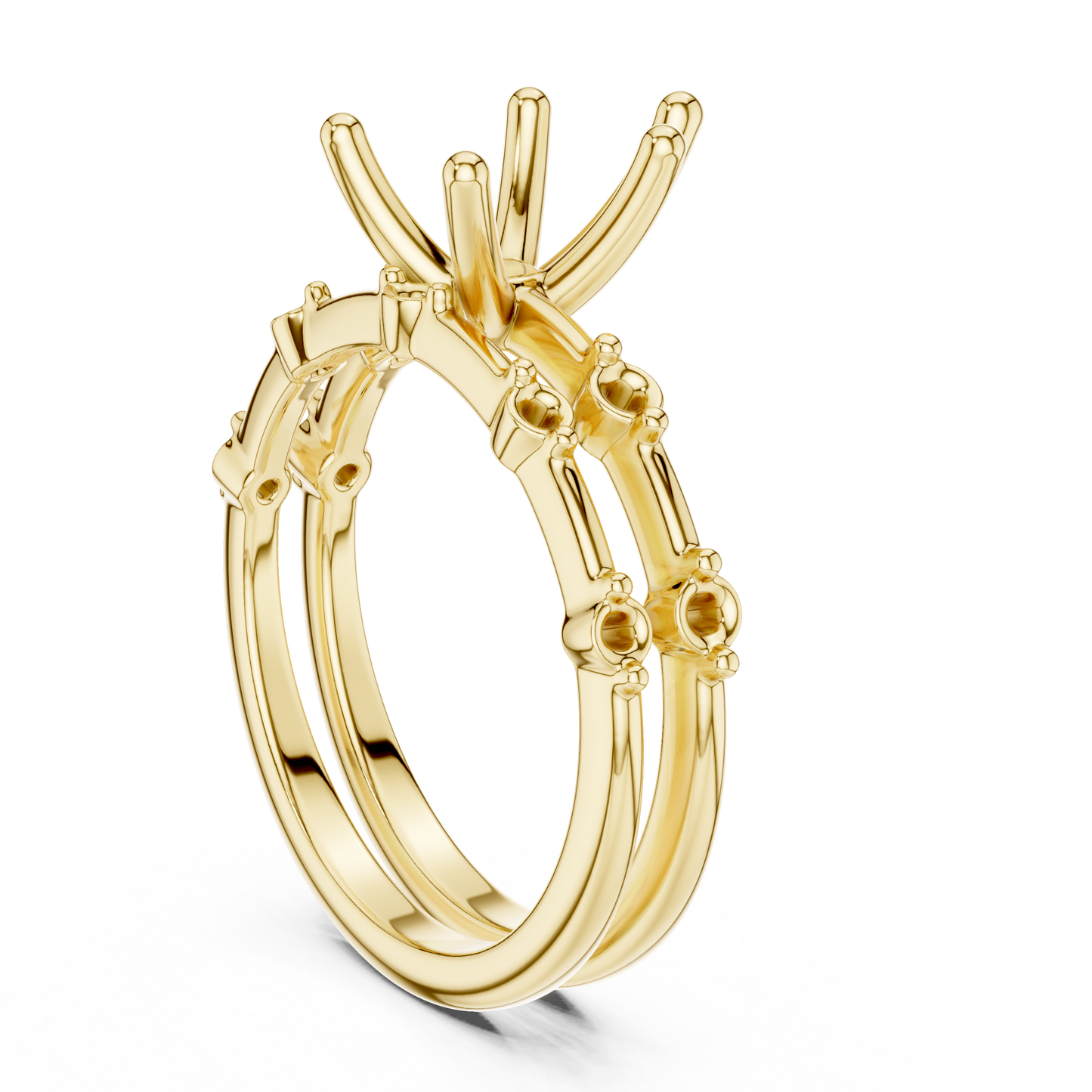 Pear Cut Stackable Ring CAD Files – 3DM & STL Download