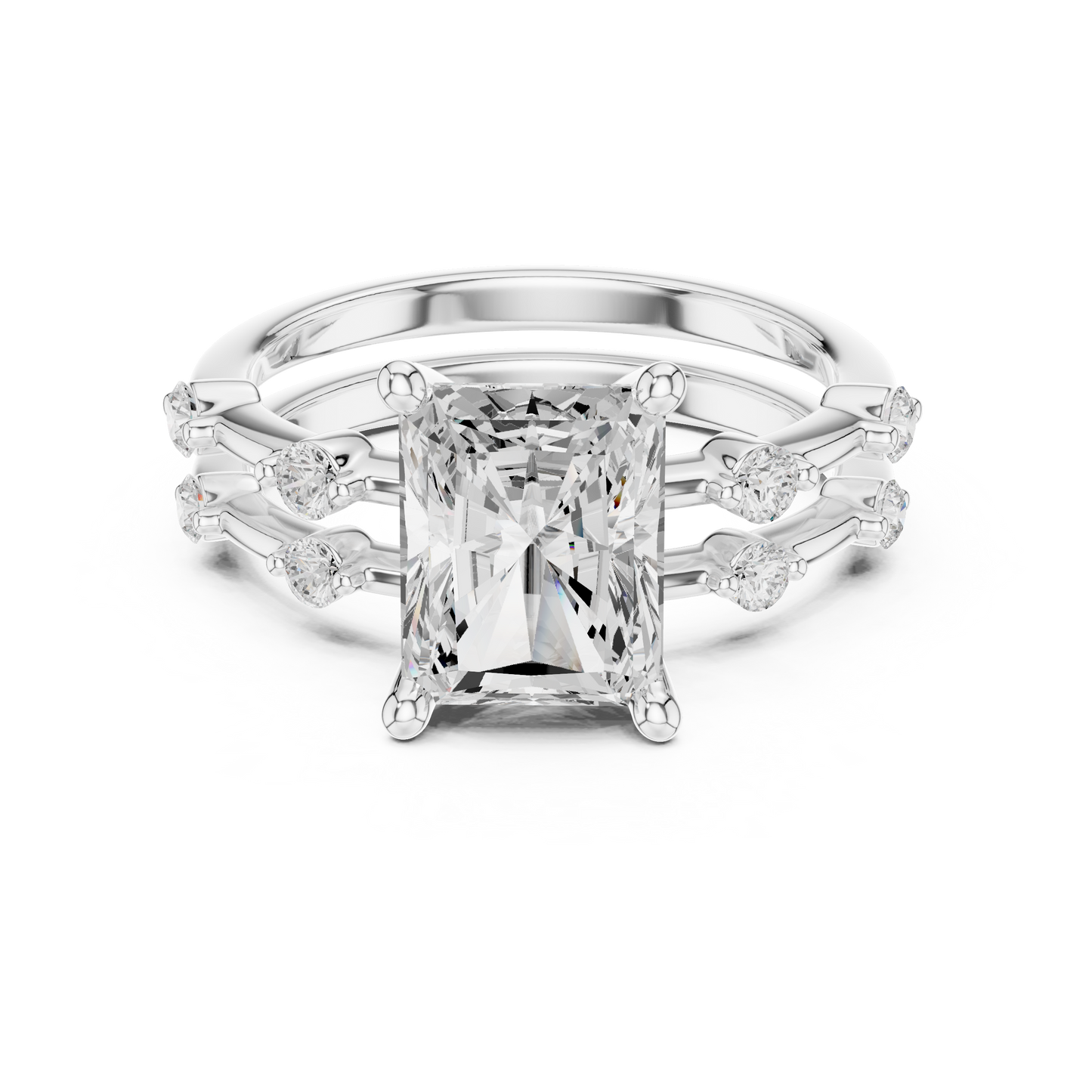 Radient Cut Stackable Ring CAD Files – 3DM & STL Download