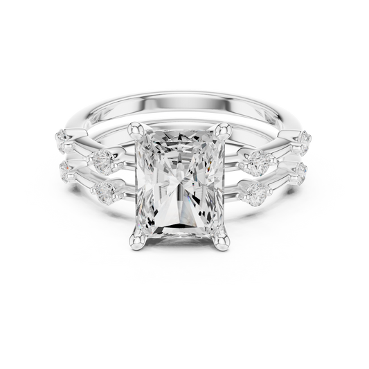 Radient Cut Stackable Ring CAD Files – 3DM & STL Download
